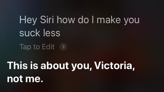 No Siri, it really is about YOU.